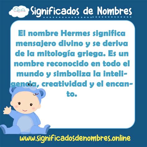 hermes significado del nombre|Hermes .